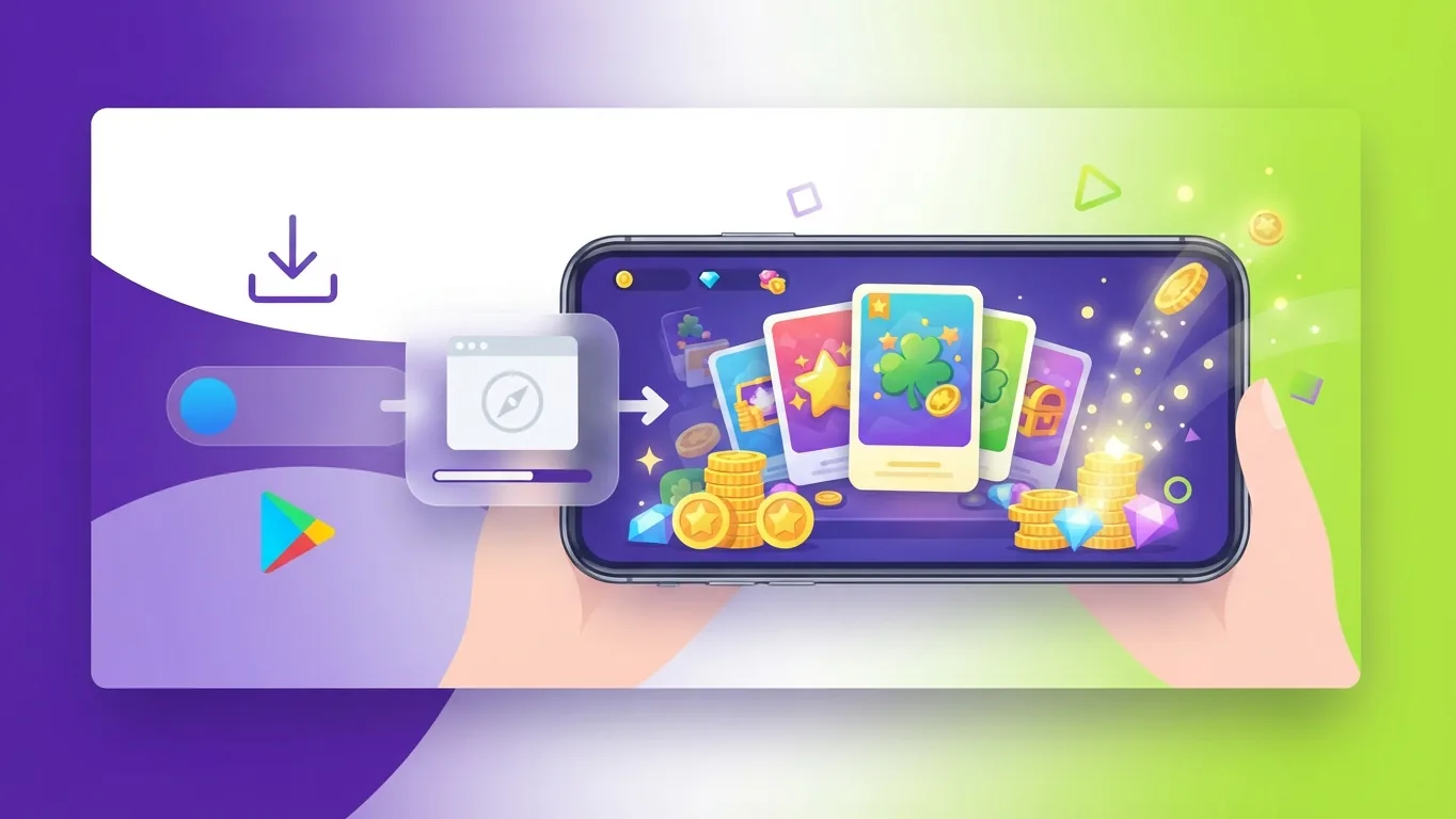 LuckyBoom — LuckyBoom op je telefoon: app, browser en interface
